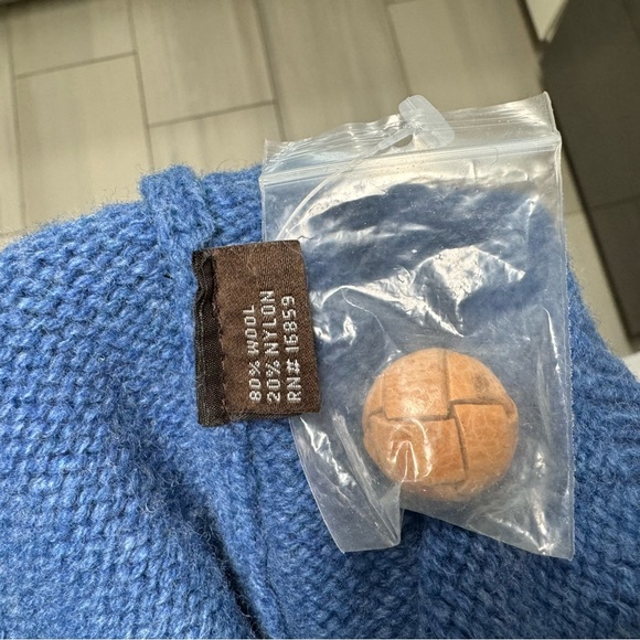 J McLaughlin L Men’s Shawl Collar Buttons Wool Blend Grandpa Sweater Pullover - Picture 6 of 6